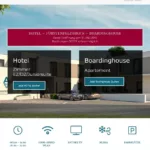 Webseite responsive Ansicht iPad Amper Art Hotel