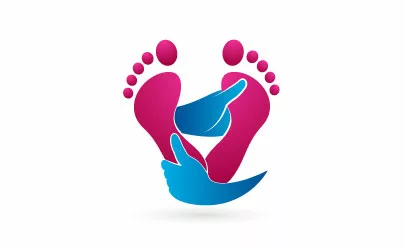 Logo gestaltet für Fußpflege Meyer